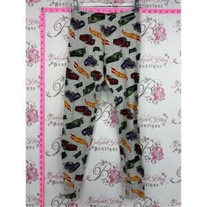 GAP hot wheels pants bottoms Grey Hot Wheels Car Print Leggings
